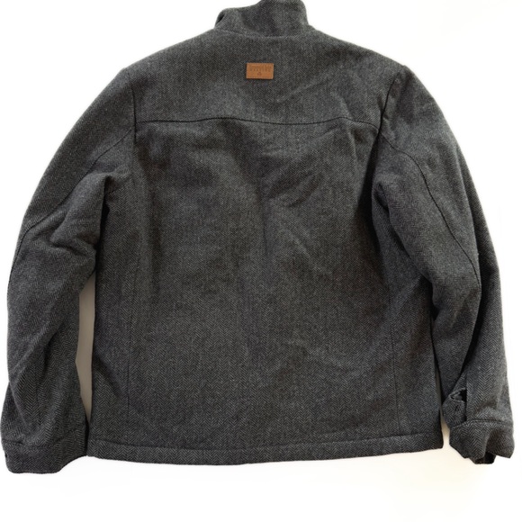 Emerald Isle Weaving Jacket Coat Mens XL 44 Handmade Ireland Wool Herringbone - Picture 9 of 9